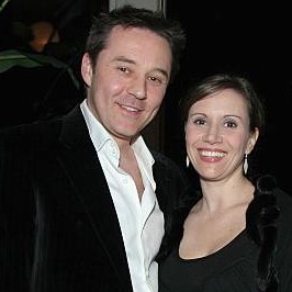 Currie Graham with his wife